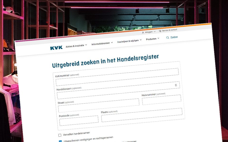 kvk handelsregister